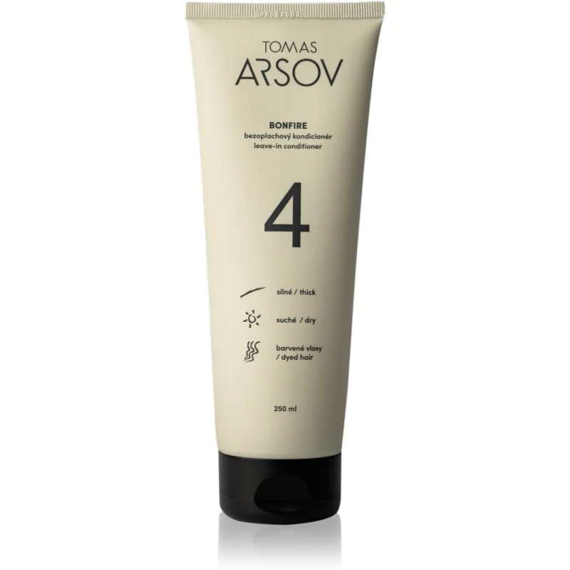 Tomas Arsov Bonfire Leave On Conditioner öblítés nélküli tápláló kondicionáló finom és sérült hajra 250 ml