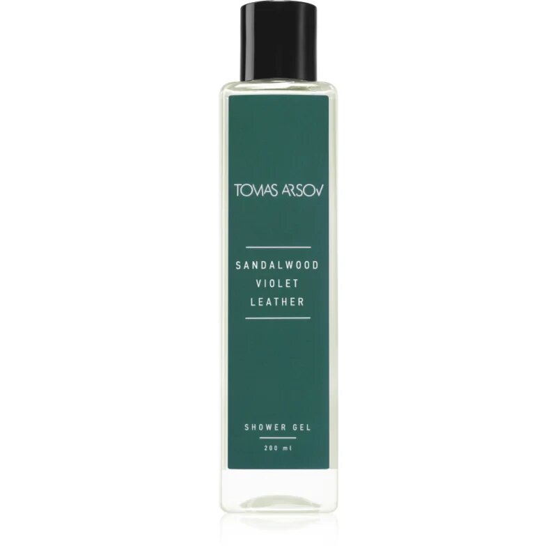 Tomas Arsov SANDALWOOD VIOLET LEATHER Shower gel parfümös tusfürdő hidratáló hatással 200 ml