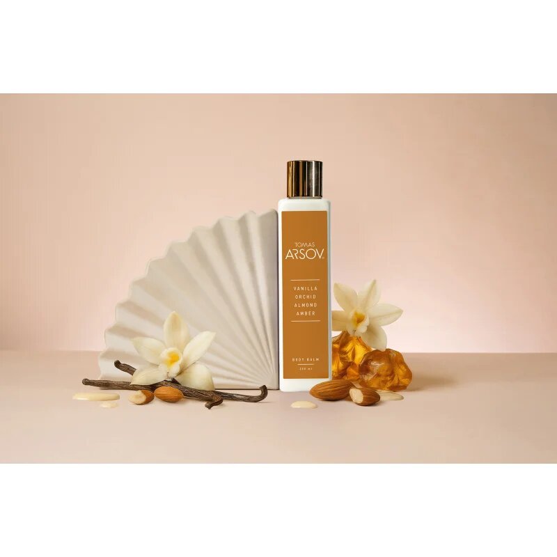 Tomas Arsov Vanilla Almond Milk Amber Body balm parfümös testápoló tej 200 ml