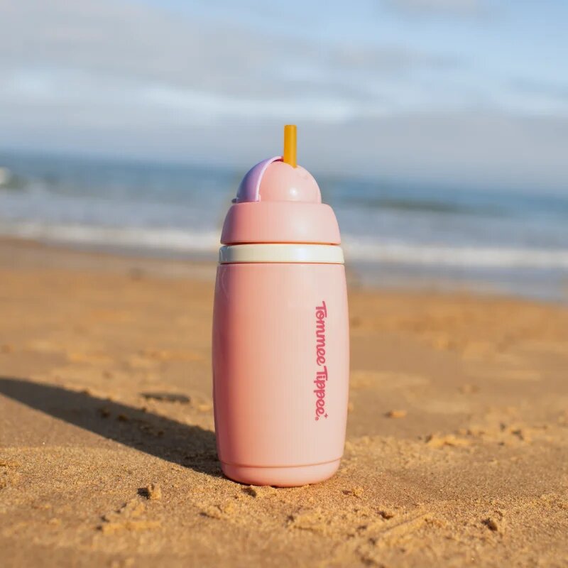 Tommee Tippee Active Cup bögre szívószállal Pink 12m+ 1 db