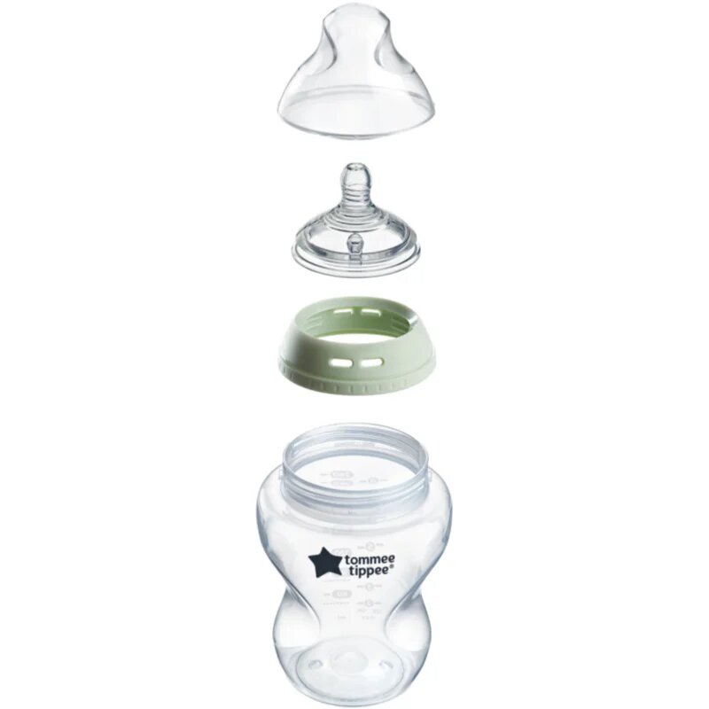 Tommee Tippee Closer To Nature Glass önsterilizáló cumisüveg Glass 0m+ 1 db