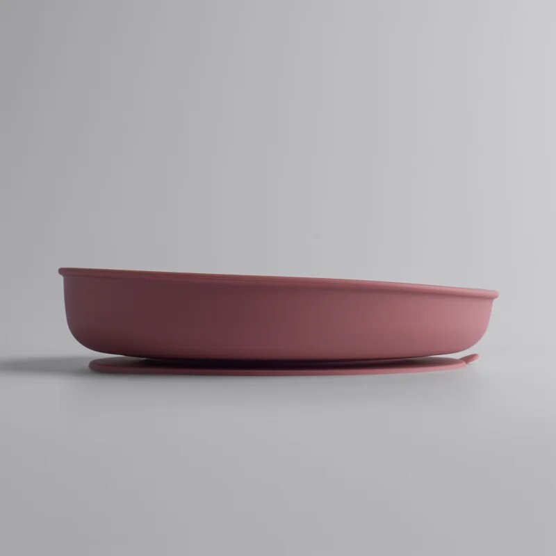 Tommee Tippee EasiStick™ Silicone Weaning Plate tányér tapadókoronggal 4m+ Pink 1 db