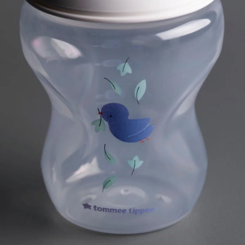 Tommee Tippee Natural Start Anti-Colic antikólikás cumisüveg önfertőtlenítő Slow Flow 0m+ 1 db