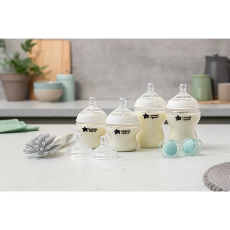 Tommee Tippee Natural Start Anti-Colic szett újszülötteknek önfertőtlenítő 0 m+ White