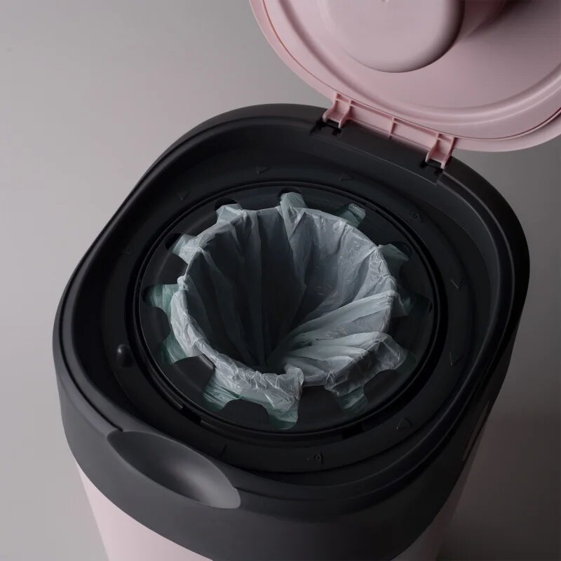 Tommee Tippee Twist & Click Pink pelenkatároló kosár + szemeteskosár kazetta 1 db