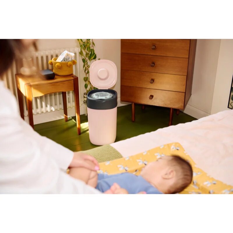 Tommee Tippee Twist & Click Pink pelenkatároló kosár + szemeteskosár kazetta 1 db