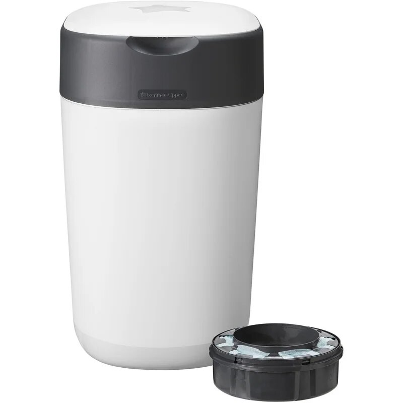 Tommee Tippee Twist & Click White pelenkatároló kosár + szemeteskosár kazetta 1 db