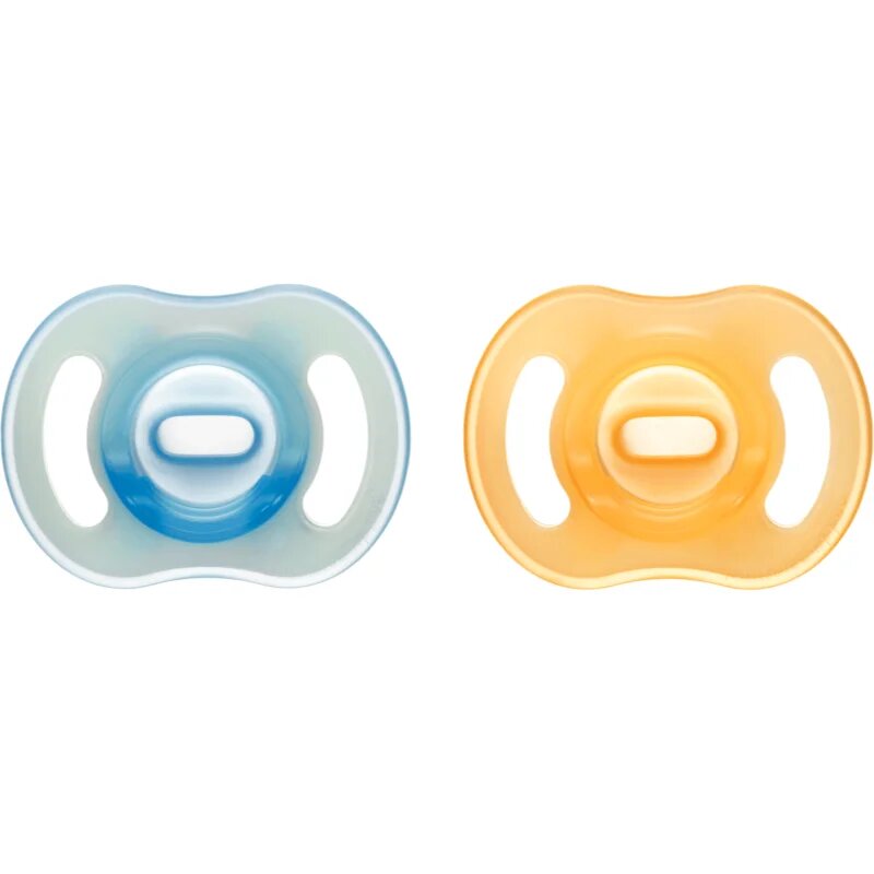 Tommee Tippee Ultra Light Night cumi 6-18m Orange/ Blue 2 db