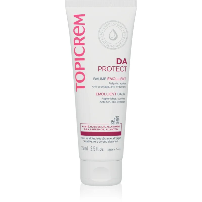 Topicrem AD Emollient Balm tápláló testbalzsam nagyon száraz érzékeny és atópiás bőrre 75 ml