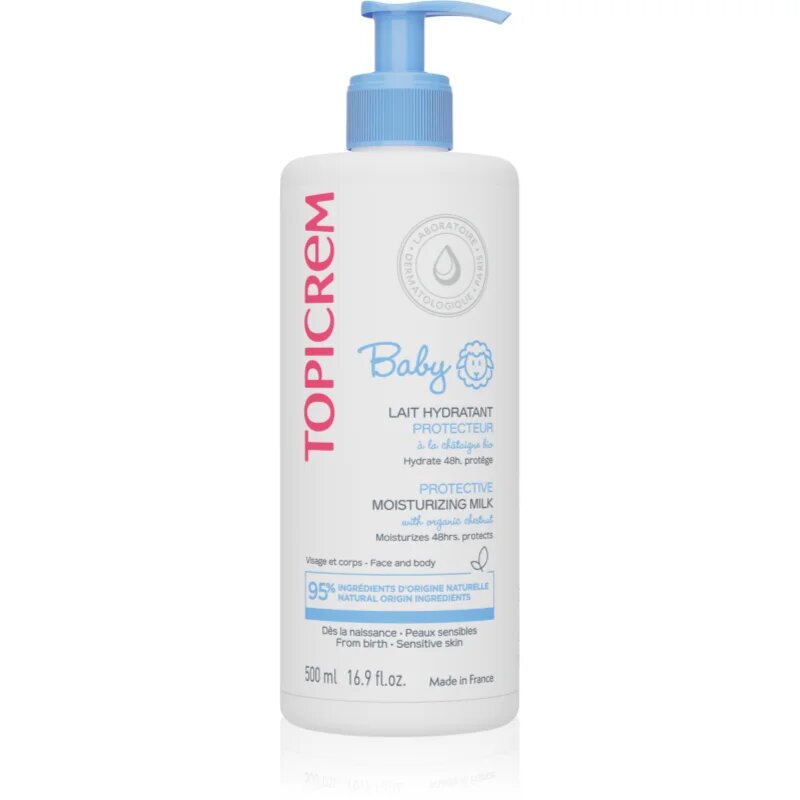 Topicrem BABY My 1st Ultra-Moisturizing Milk hidratáló tej arcra és testre száraz és érzékeny bőrre 500 ml