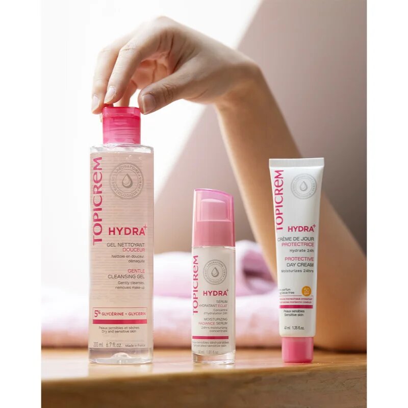 Topicrem Hydra+ Protective Day Cream ápoló nappali krém SPF 50+ 40 ml