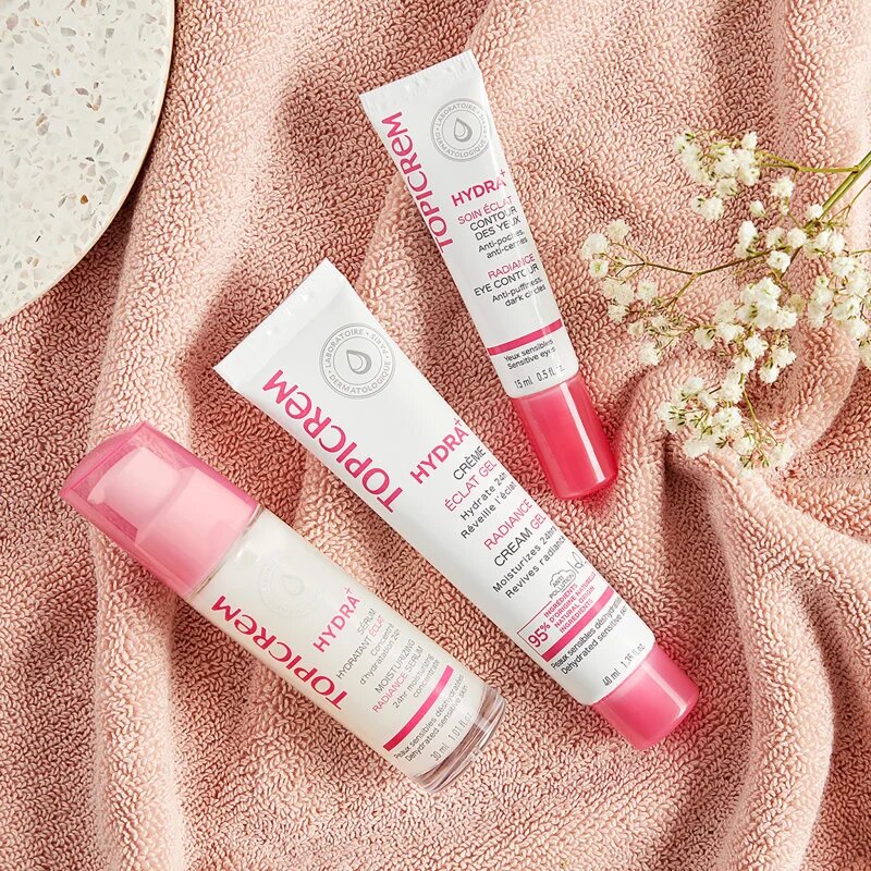 Topicrem Hydra+ Radiance Cream Gel élénkítő gél krém 40 ml