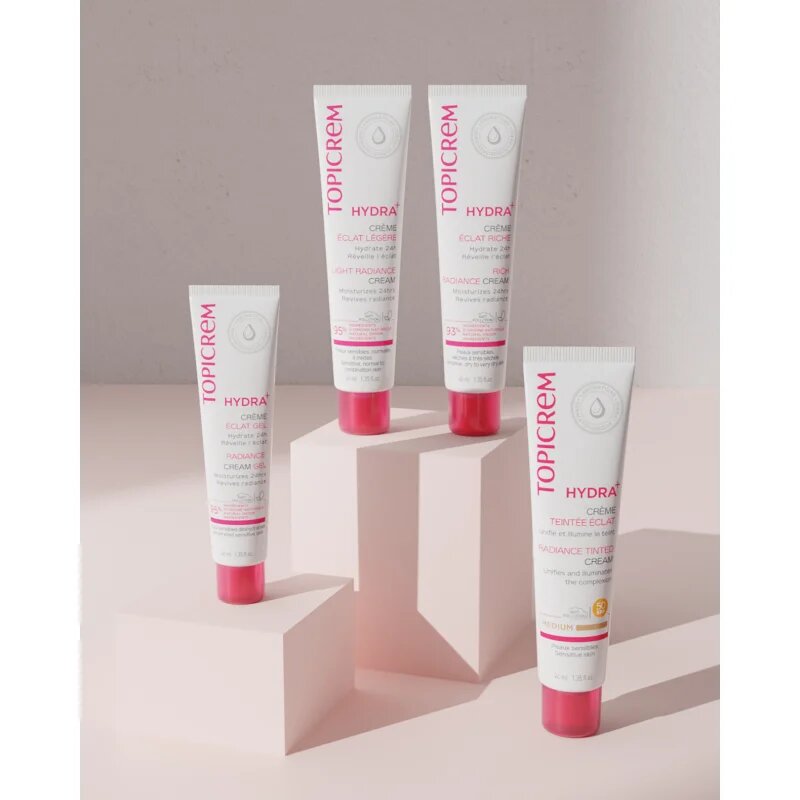 Topicrem Hydra+ Radiance Cream Gel élénkítő gél krém 40 ml