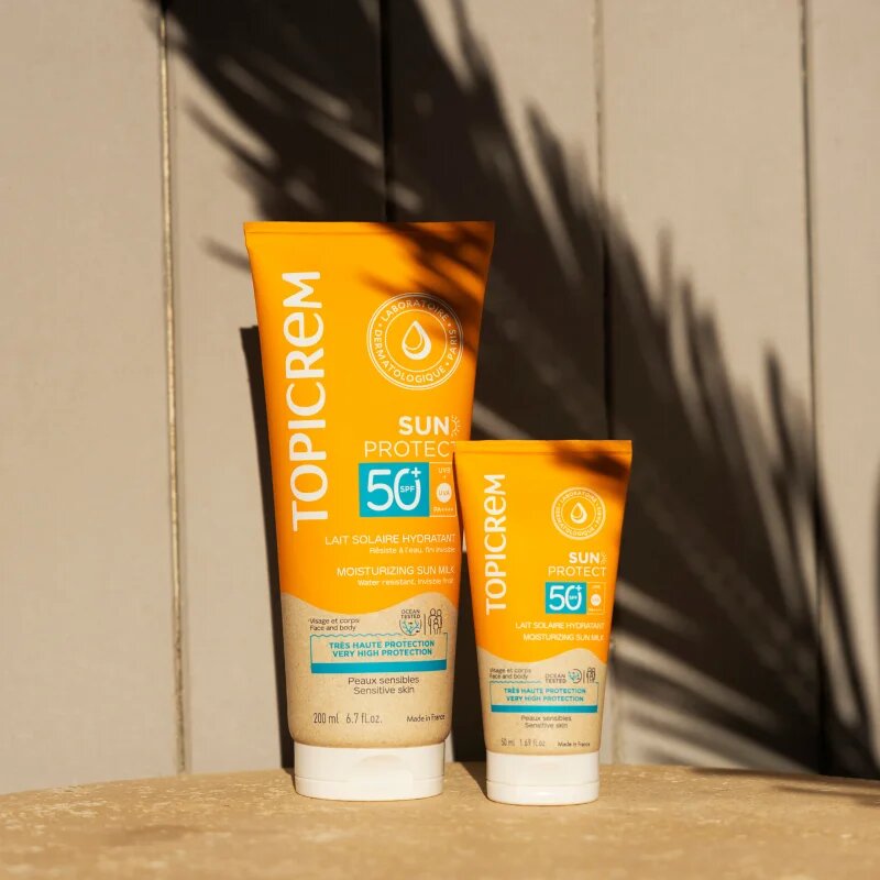 Topicrem Sun Protect Moisturizing Sun Milk hidratáló napozótej SPF 50+ 50 ml