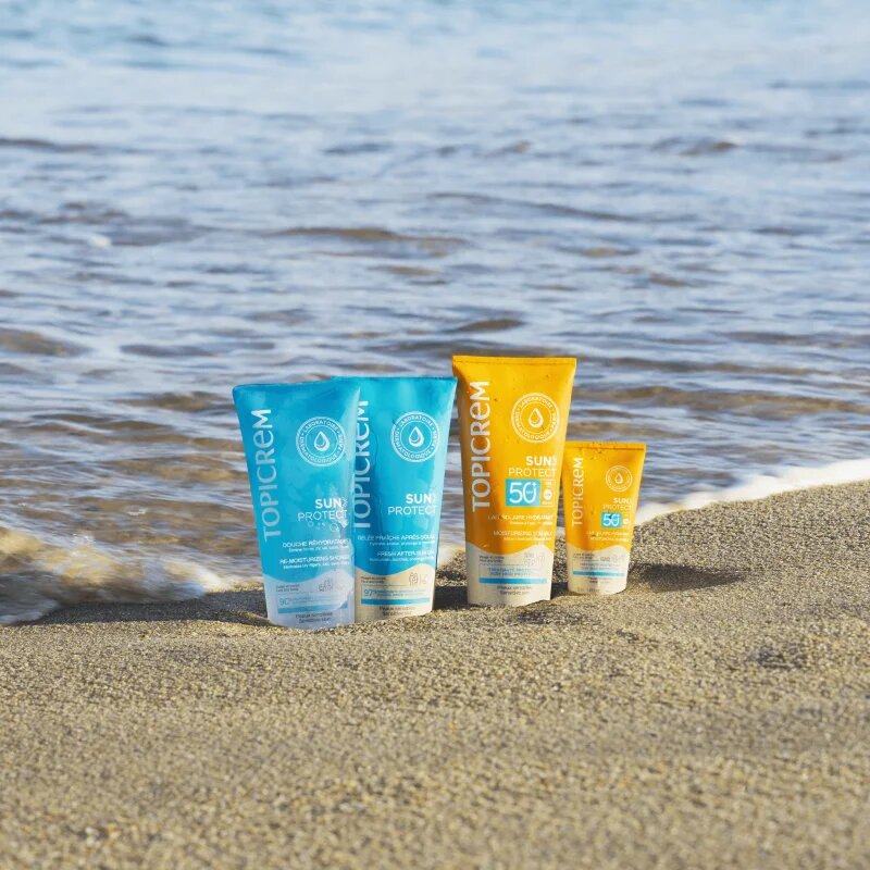 Topicrem Sun Protect Re-Moisturizing Shower hidratáló tusoló gél napozás után 200 ml