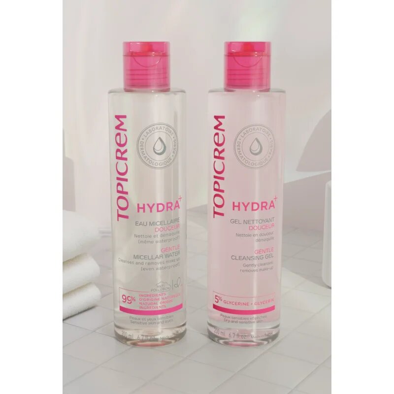 Topicrem UH BODY Gentle Cleansing Gel gyengéd tisztító gél arcra testre és hajra 200 ml