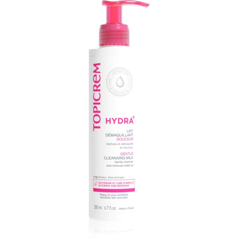 Topicrem UH FACE Gentle Cleansing Milk könnyű állagú tisztítótej az érzékeny száraz bőrre 200 ml