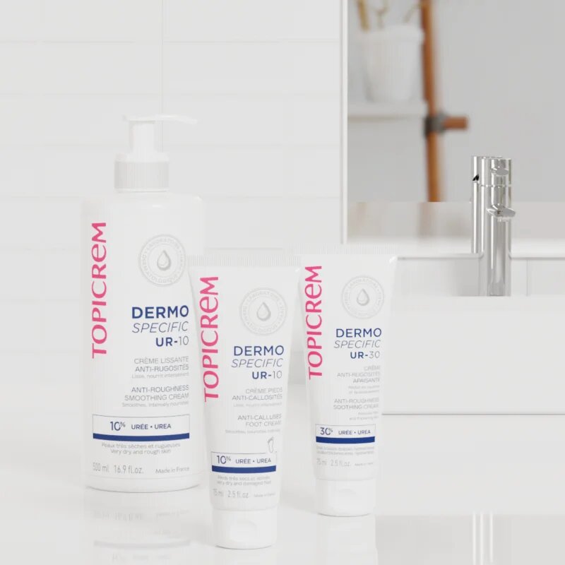 Topicrem UR-10 Anti-Roughness Smoothing Cream testápoló krém a nagyon száraz bőrre 500 ml