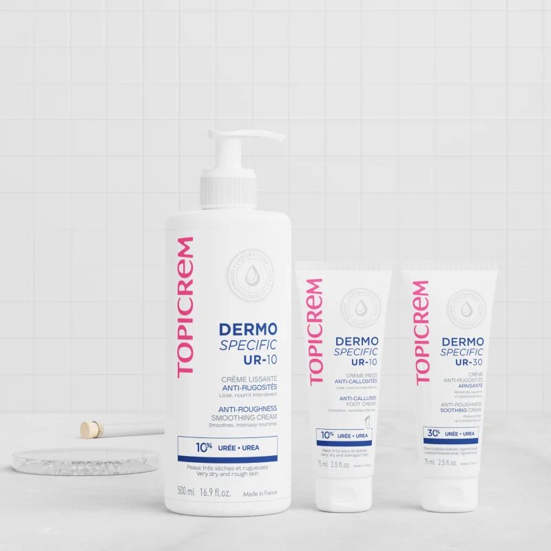 Topicrem UR-10 Anti-Roughness Smoothing Cream testápoló krém a nagyon száraz bőrre 500 ml
