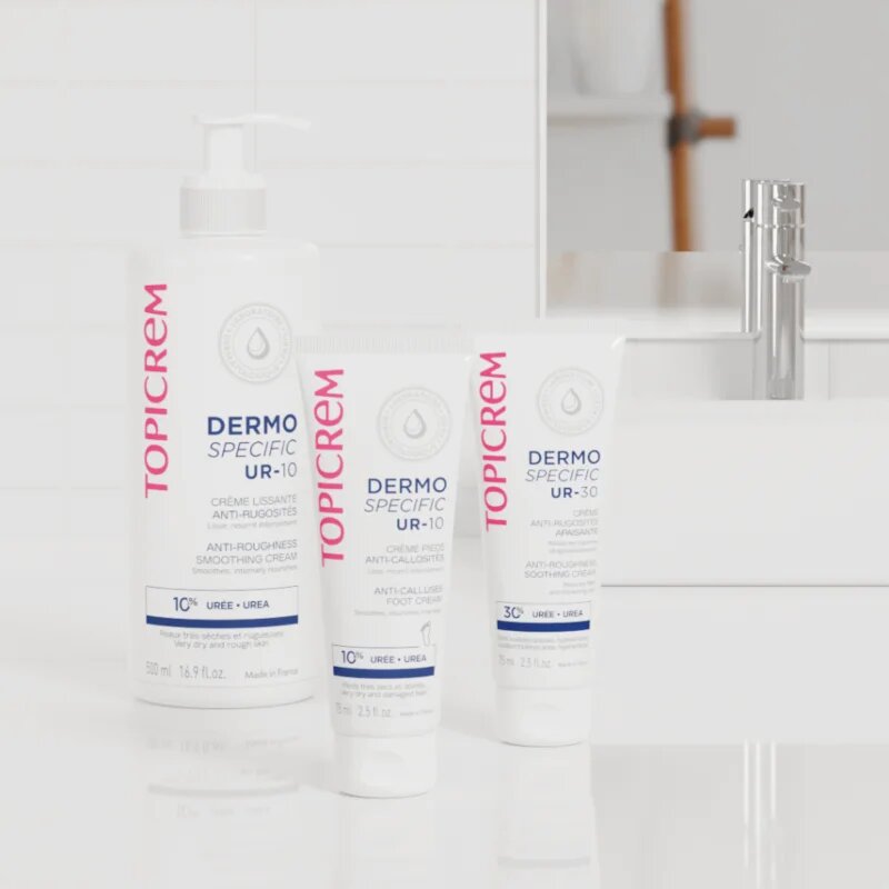 Topicrem UR-30 Anti-Roughness Soothing Cream nyugtató krém bőrkeményedés ellen 75 ml