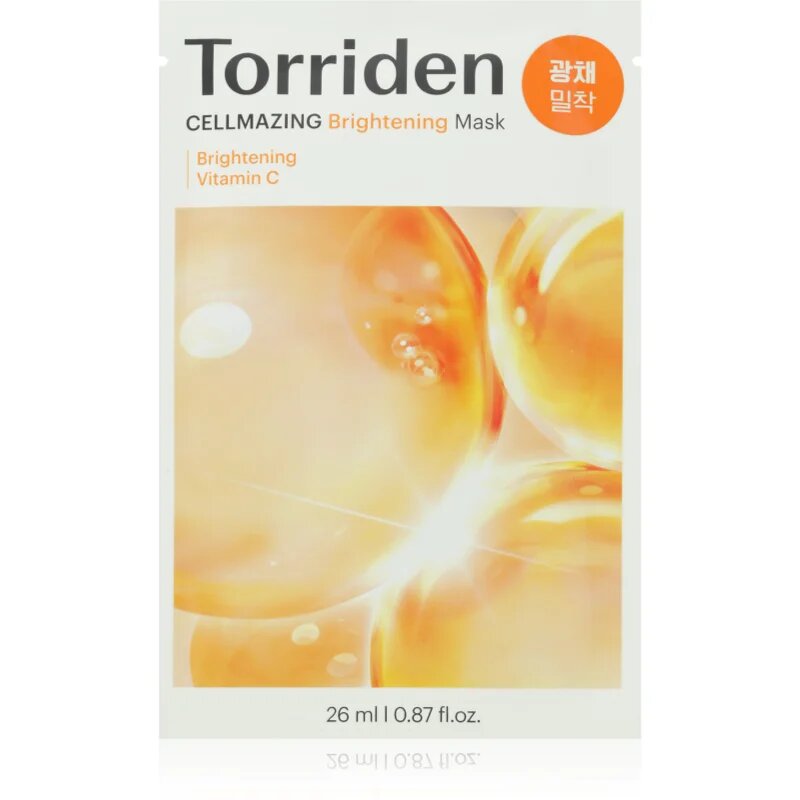 Torriden Cellmazing Brightening Mask fehérítő gézmaszk hidratáló hatással 26 ml