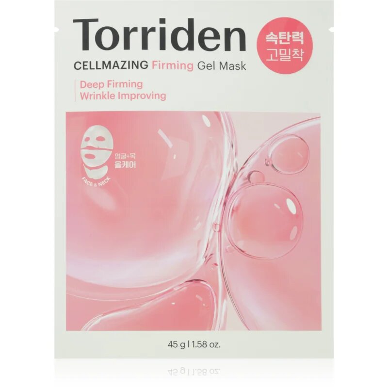 Torriden Cellmazing Firming Gel Mask intenzív hidrogélmaszk a feszes bőrért 45 g