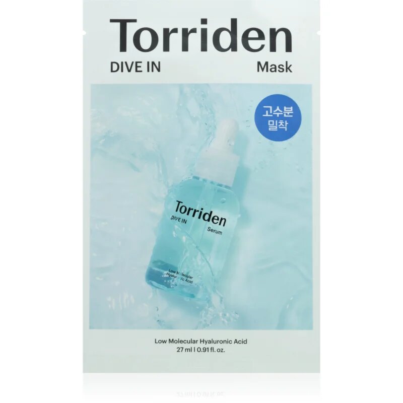Torriden Dive In Mask hidratáló gézmaszk az élénk bőrért 1 db