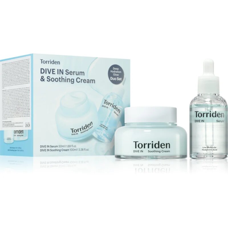 Torriden Dive In Serum & Soothing Cream Set szett élénk és hidratált bőr