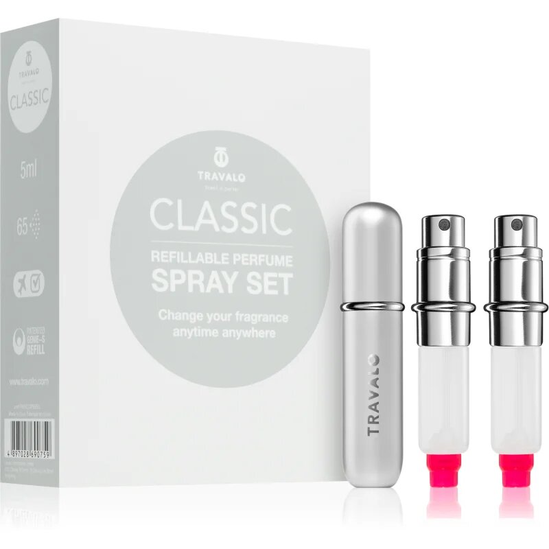 Travalo Classic HD ajándékszett unisex Silver