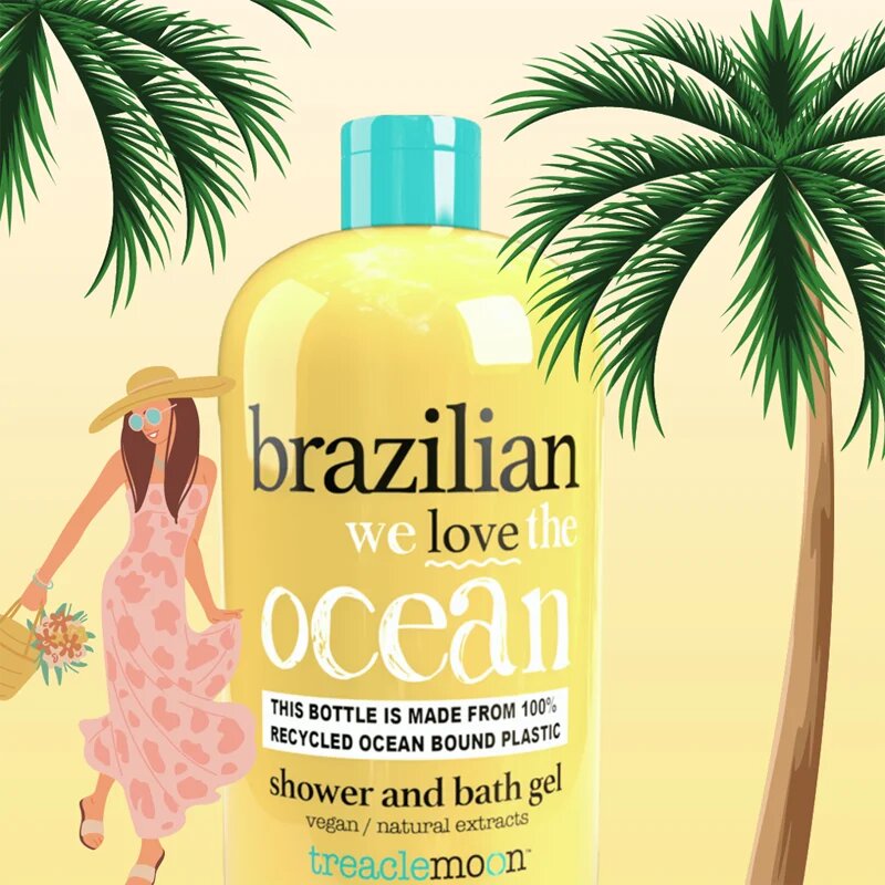 Treaclemoon Brazilian Love tusoló- és fürdőgél 500 ml