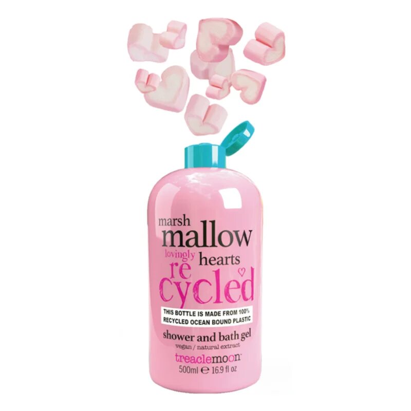 Treaclemoon Marshmallow Hearts tusoló- és fürdőgél 500 ml
