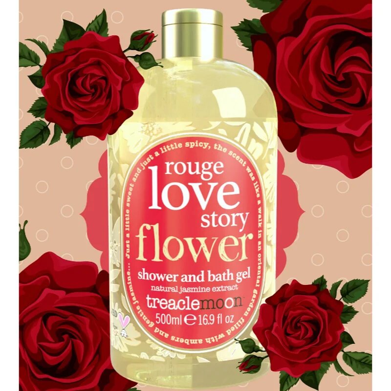 Treaclemoon Rouge Love tusoló- és fürdőgél 500 ml