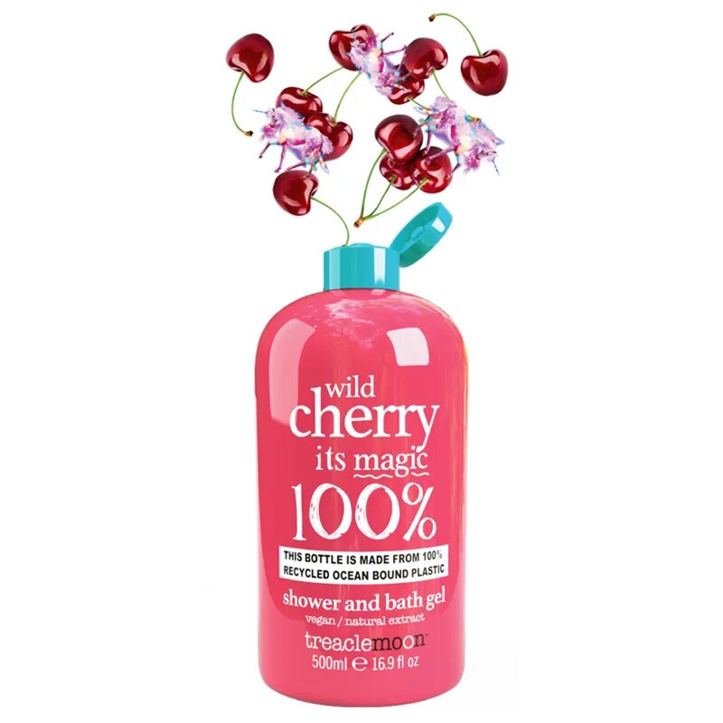 Treaclemoon Wild Cherry Magic tusoló- és fürdőgél 500 ml