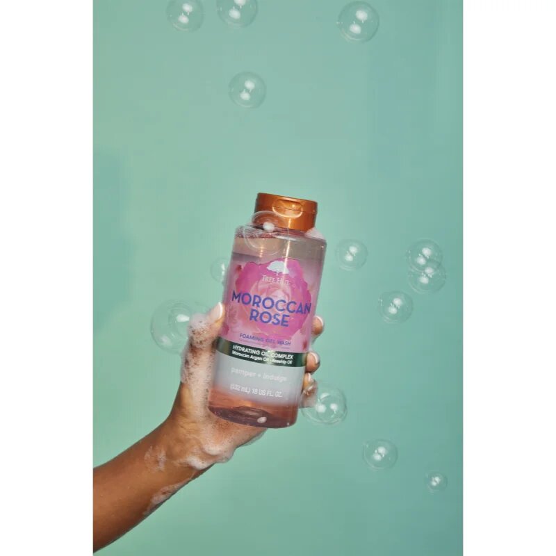 Tree Hut Moroccan Rose Foaming Gel Wash Habzó tusfürdő 532 ml
