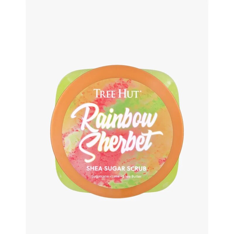 Tree Hut Rainbow Sherbet testpeeling 510 g