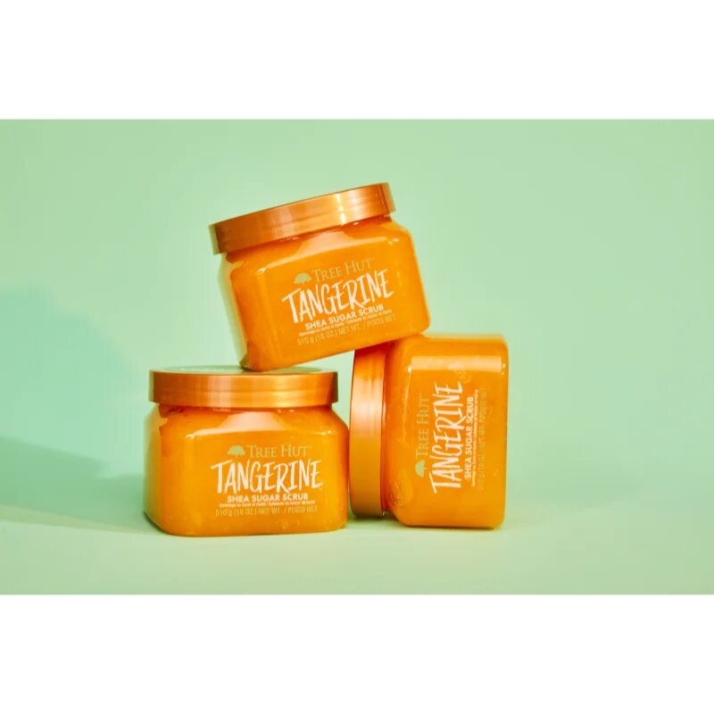 Tree Hut Tangerine cukros peeling bambuszvajjal 510 g