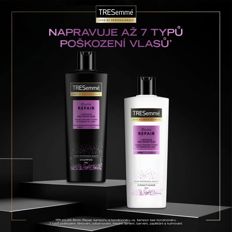 TRESemmé Biotin + Repair 7 megújító kondicionáló a károsult hajra 400 ml
