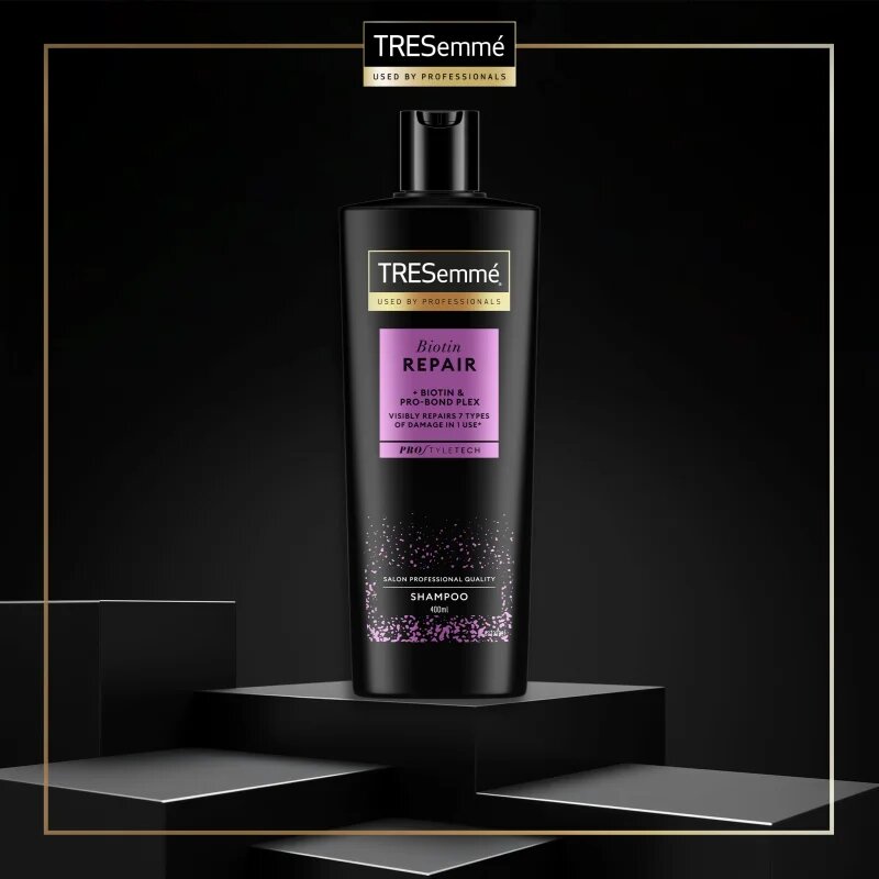 TRESemmé Biotin Repair hajerősítő sampon a sérült hajra 400 ml