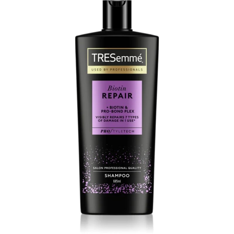 TRESemmé Biotin Repair hajerősítő sampon a sérült hajra Pro-Bond Plex 685 ml