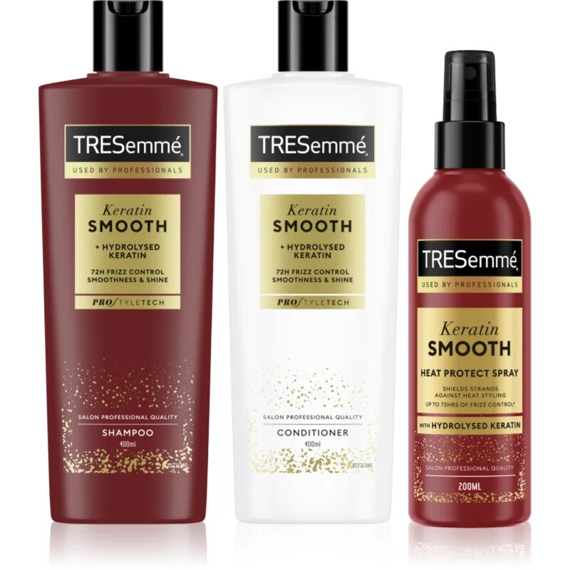 TRESemmé Keratin Smooth kondicionáló a rakoncátlan és töredezett hajra 400 ml