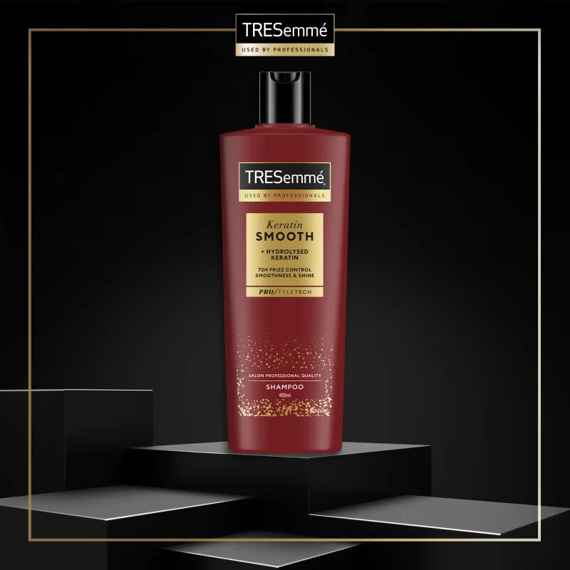 TRESemmé Keratin Smooth sampon keratinnal és marula olajjal 400 ml