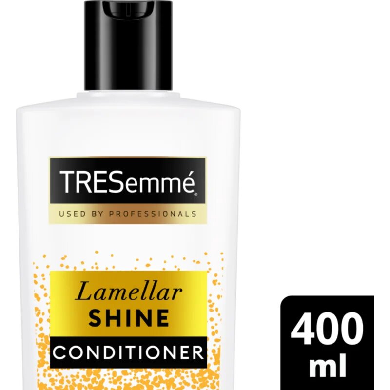 TRESemmé Lamellar Shine élénkítő kondicionáló a fényes hajért és a könnyű fésülésért 400 ml
