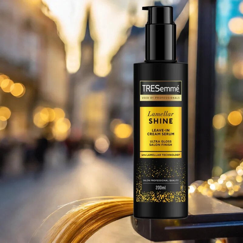 TRESemmé Lamellar Shine krémes szérum a fénylő és selymes hajért 200 ml