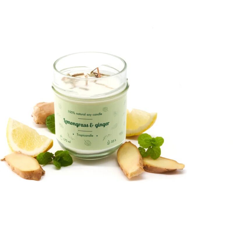 Tropicandle Lemongrass & Ginger illatgyertya 170 ml