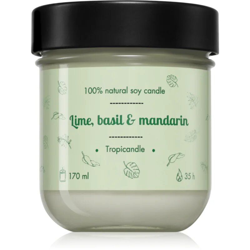 Tropicandle Lime Basil & Mandarin illatgyertya 170 ml
