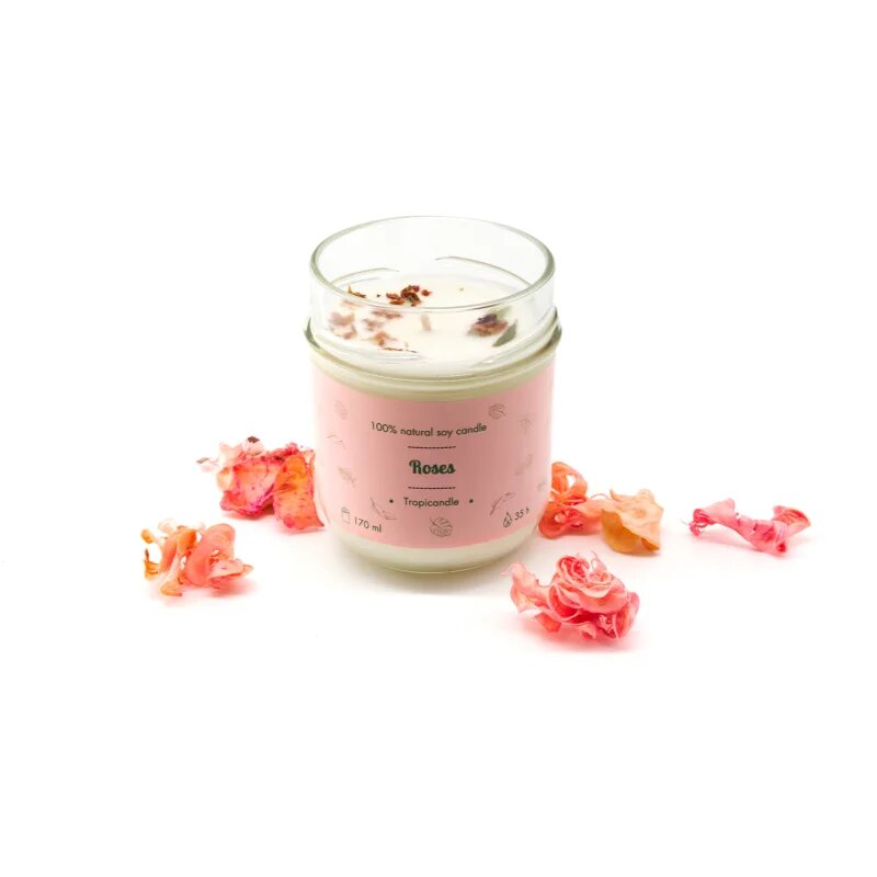 Tropicandle Roses illatgyertya 170 ml