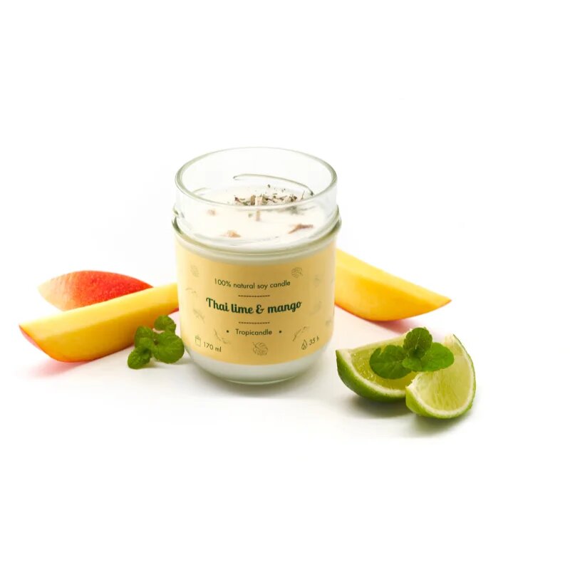 Tropicandle Thai Lime & Mango illatgyertya 170 ml