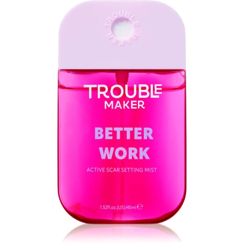 Trouble Maker Better Work sminkfixáló spray a problémás bőrre 45 ml
