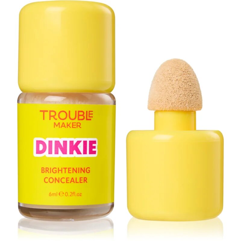 Trouble Maker Dinkie élénkítő korrektor koffeinnel árnyalat Cloud Fluffer 6 ml
