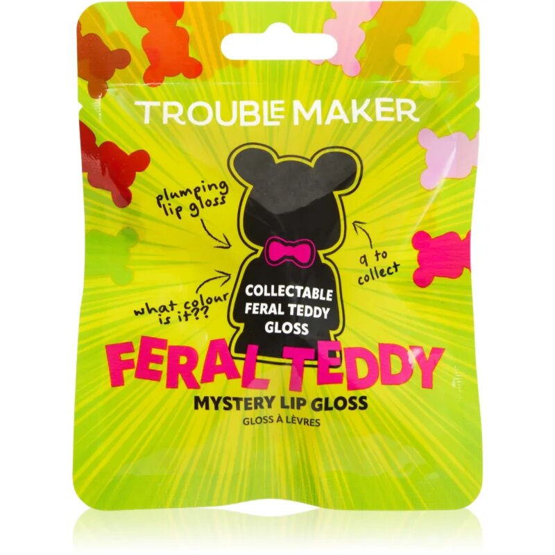 Trouble Maker Feral Teddy Mystery Plumping Lip Gloss ajakfény nagyobbító hatás 1.1 ml